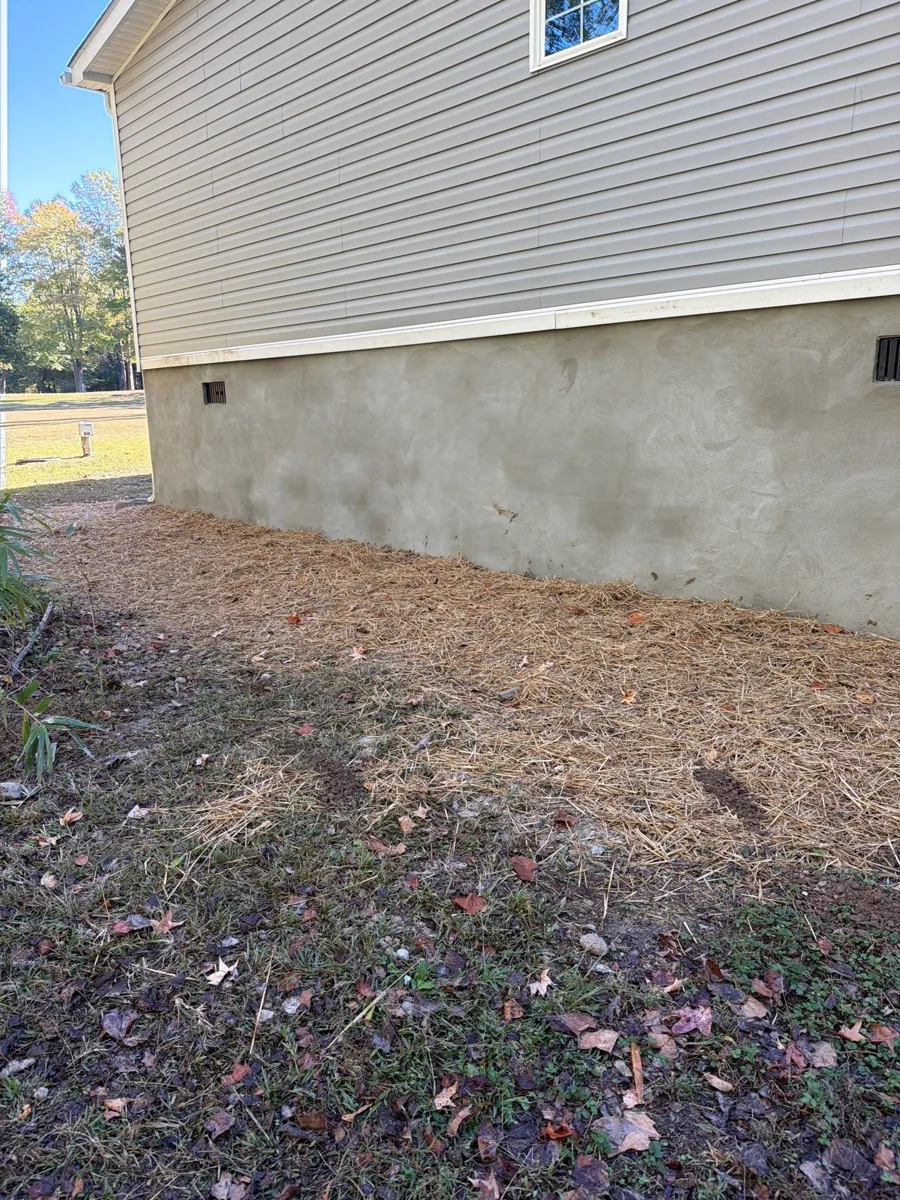 Manufactured home foundation work